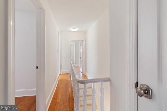 1615 S 16th St, Philadelphia, PA 19145 - hallway with light wood-style floors and baseboards