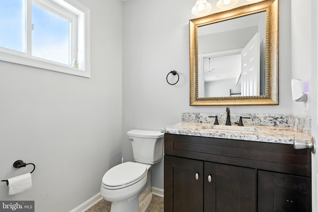 83 Morton Dr, Manahawkin, NJ 08050 - half bathroom with baseboards and vanity