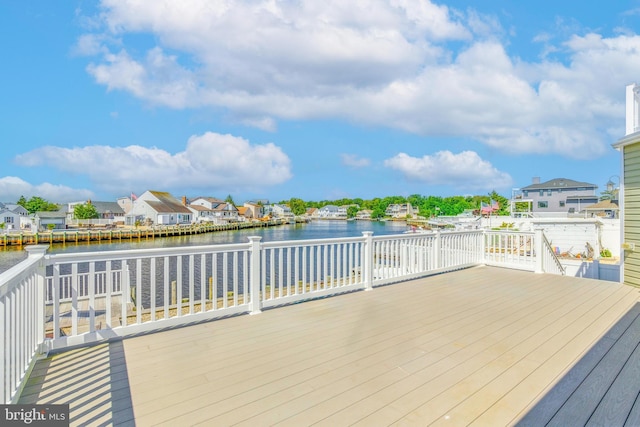 83 Morton Dr, Manahawkin, NJ 08050 - deck featuring a water view