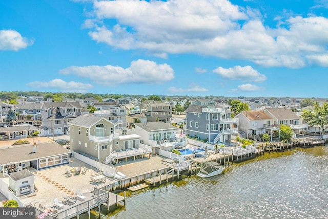 83 Morton Dr, Manahawkin, NJ 08050 - aerial view of residential area featuring a nearby body of water