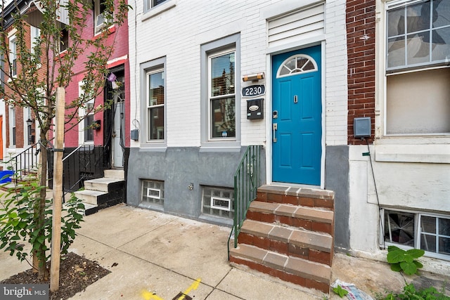 2230 Watkins St, Philadelphia, PA 19145 - entrance to property featuring brick siding