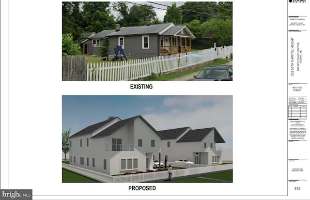 208 68th Pl, Capitol Heights, MD 20743 - view of a document with a collage of images