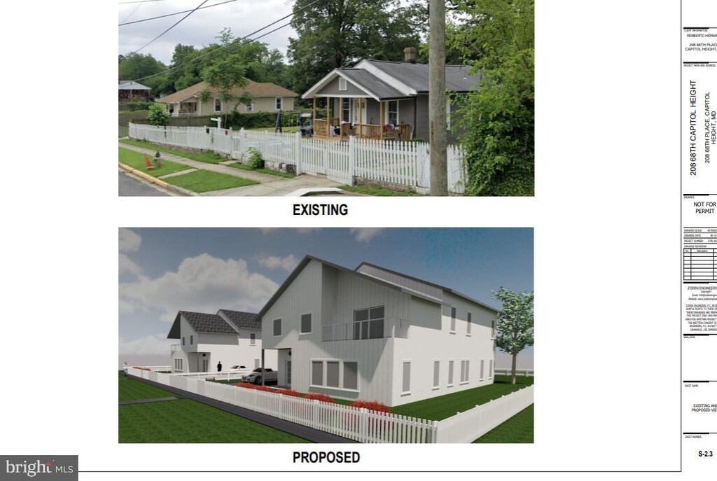 208 68th Pl, Capitol Heights, MD 20743 - view of a document with a collage of images