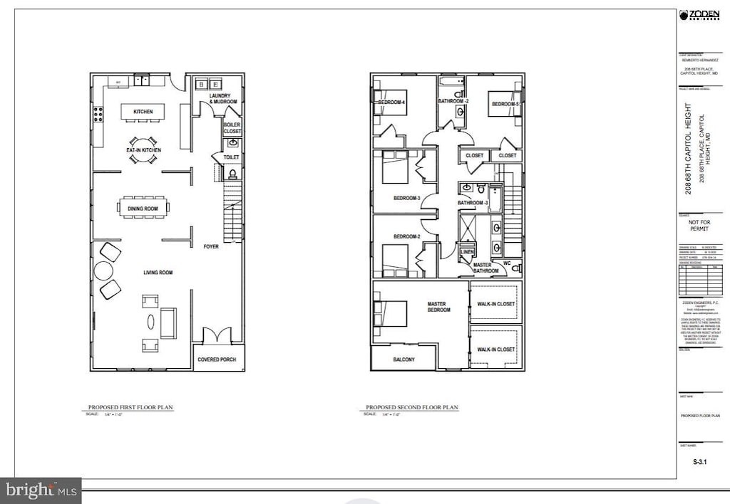 208 68th Pl, Capitol Heights, MD 20743 - view of room layout