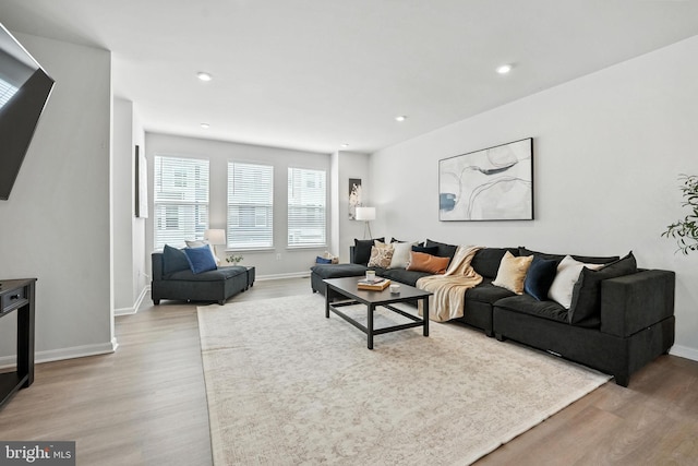 18286 Summit Pointe Dr, Triangle, VA 22172 - living room with light wood-style flooring and recessed lighting