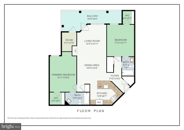 13085 Autumn Woods Way Unit 206, Fairfax, VA 22033 - view of room layout