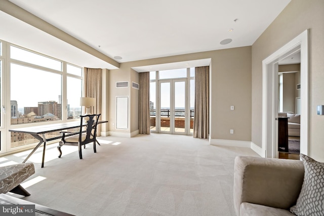 130 S 18th St Unit 3102, Philadelphia, PA 19103 - office space featuring french doors and light carpet