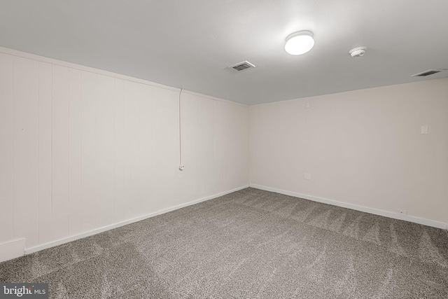 838 Benninghaus Rd, Baltimore, MD 21212 - carpeted spare room featuring a smoke detector and baseboards