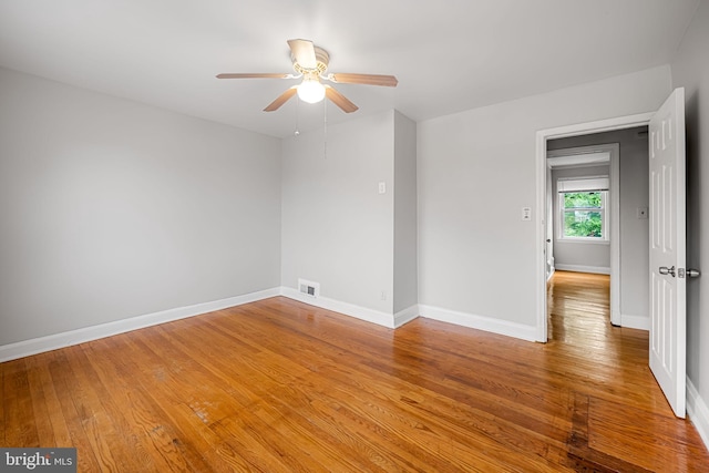 838 Benninghaus Rd, Baltimore, MD 21212 - spare room featuring wood finished floors and a ceiling fan