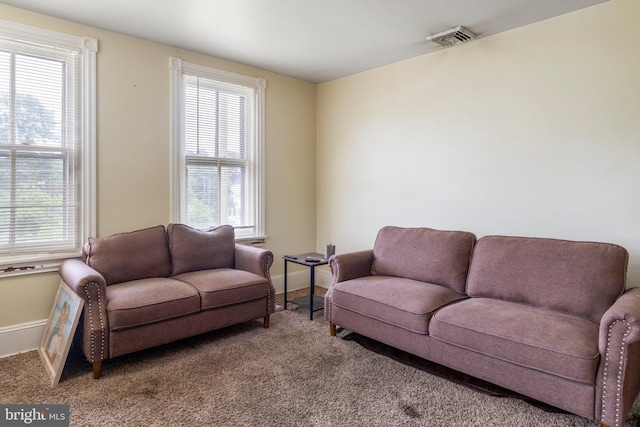 1806 Graham Ln, Elkins Park, PA 19027 - carpeted living area with healthy amount of natural light