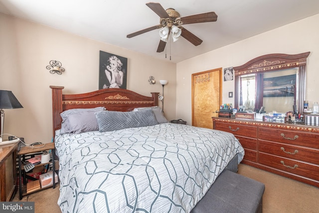 2212 S Bouvier St, Philadelphia, PA 19145 - bedroom with carpet and ceiling fan