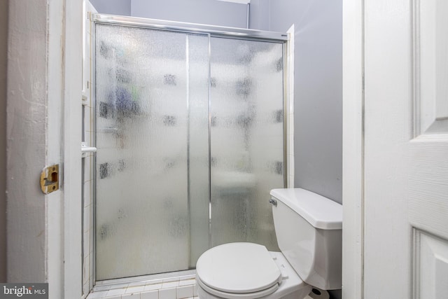 2212 S Bouvier St, Philadelphia, PA 19145 - bathroom featuring a stall shower and toilet