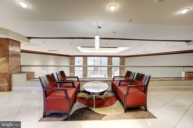 2230 George C Marshall Dr Unit 512, Falls Church, VA 22043 - common area with ornamental molding and recessed lighting