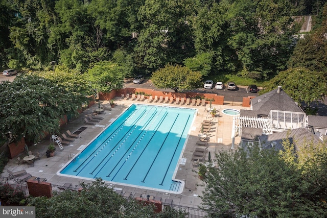 2230 George C Marshall Dr Unit 512, Falls Church, VA 22043 - community pool with a patio