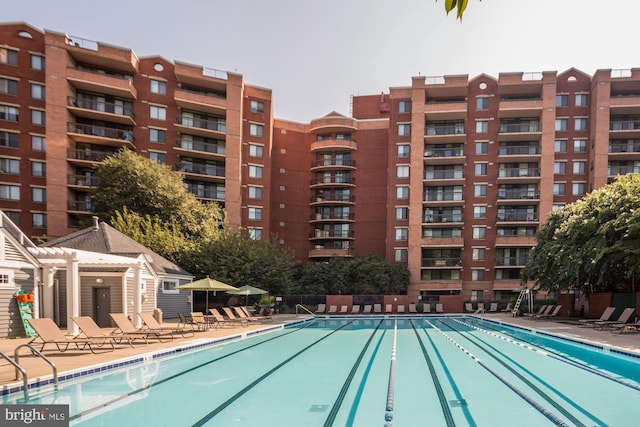 2230 George C Marshall Dr Unit 512, Falls Church, VA 22043 - community pool with a pergola