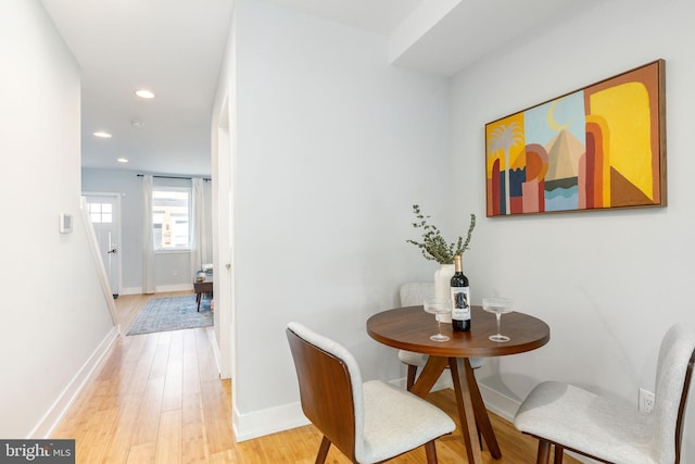 1229 S Bucknell St, Philadelphia, PA 19146 - dining area featuring recessed lighting and light wood finished floors