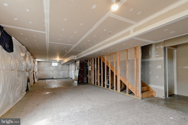 223 Fitzgerald St, Gerrardstown, WV 25420 - basement featuring stairs