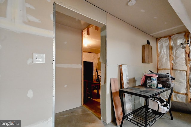 223 Fitzgerald St, Gerrardstown, WV 25420 - hall featuring concrete flooring