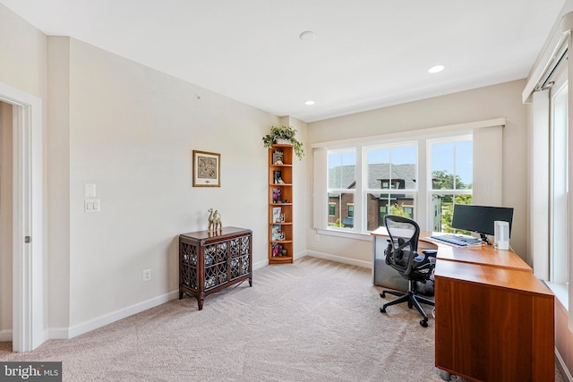 22416 Philanthropic Dr, Ashburn, VA 20148 - office area featuring carpet floors and recessed lighting