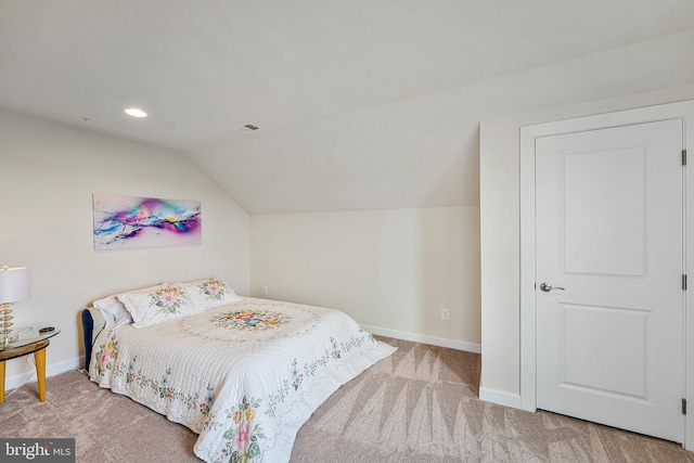 22416 Philanthropic Dr, Ashburn, VA 20148 - bedroom with carpet floors, vaulted ceiling, and recessed lighting