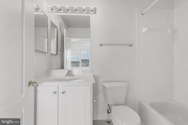 12824 Clarksburg Square Rd Unit 406, Clarksburg, MD 20871 - bathroom with vanity,  shower combination, and tile patterned floors