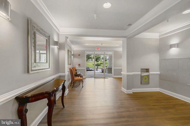 12824 Clarksburg Square Rd Unit 406, Clarksburg, MD 20871 - community lobby featuring crown molding