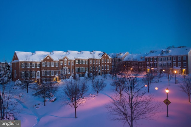 12824 Clarksburg Square Rd Unit 406, Clarksburg, MD 20871 - view of snow covered building