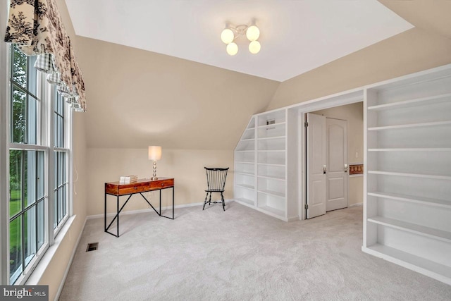 14 Canaday Ct, Belle Mead, NJ 08502 - additional living space with carpet flooring and vaulted ceiling