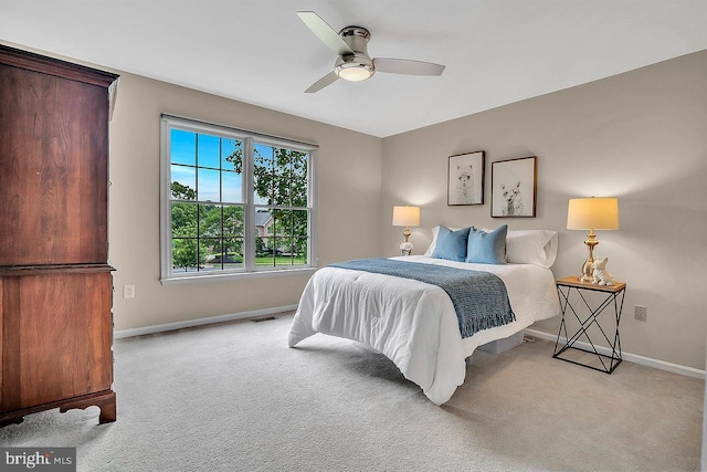 14 Canaday Ct, Belle Mead, NJ 08502 - bedroom with light colored carpet and ceiling fan