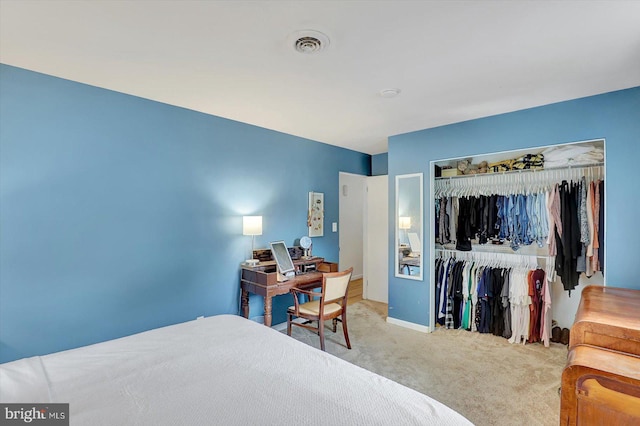 301 N Lynbrook Dr N, York, PA 17402 - carpeted bedroom with a closet and baseboards