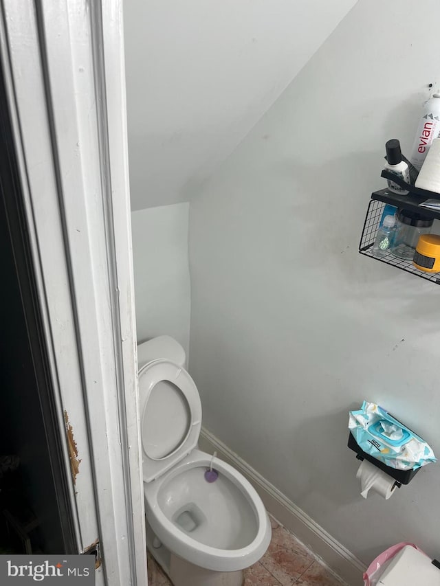 2612 E Somerset St, Philadelphia, PA 19134 - bathroom with toilet and tile patterned flooring