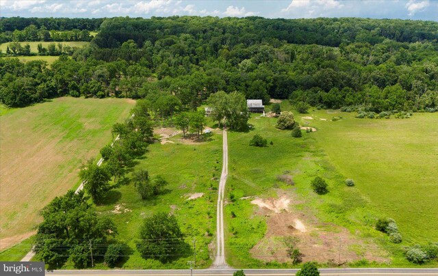 6859 Phillips Mill Rd, Solebury, PA 18963 - aerial view of sparsely populated area featuring a heavily wooded area