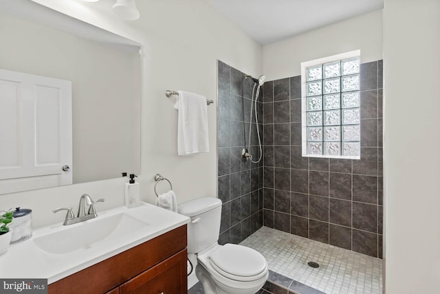 745 Gresham Pl NW, Washington, DC 20001 - bathroom with vanity and a tile shower