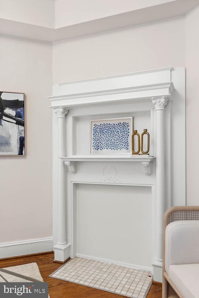 745 Gresham Pl NW, Washington, DC 20001 - detailed view of wood finished floors and baseboards