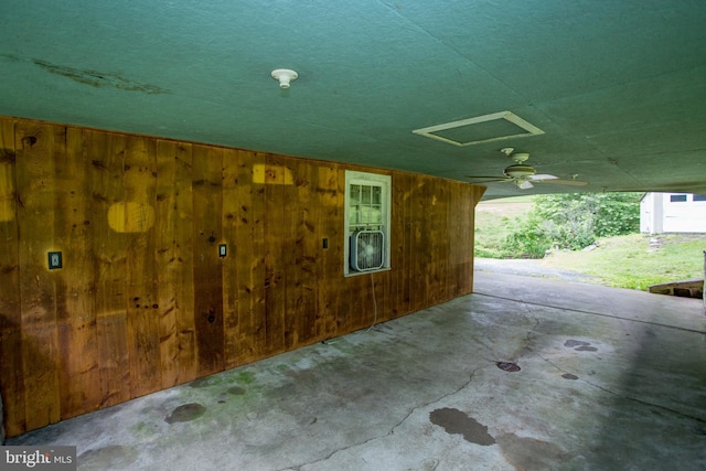 35 Strimples Mill Rd, Stockton, NJ 08559 - garage with wooden walls