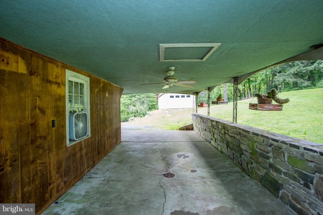 35 Strimples Mill Rd, Stockton, NJ 08559 - view of patio / terrace with a ceiling fan