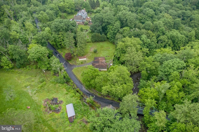 35 Strimples Mill Rd, Stockton, NJ 08559 - bird's eye view of a heavily wooded area