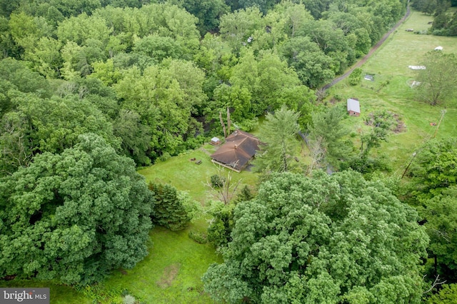 35 Strimples Mill Rd, Stockton, NJ 08559 - aerial view of property and surrounding area with a heavily wooded area and rural landscape