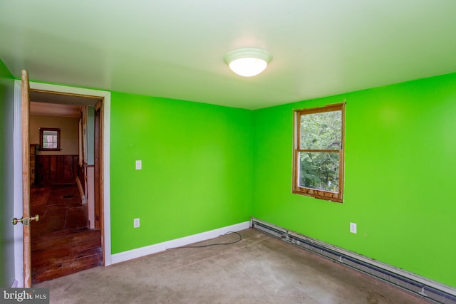 35 Strimples Mill Rd, Stockton, NJ 08559 - unfurnished room with a baseboard heating unit and plenty of natural light