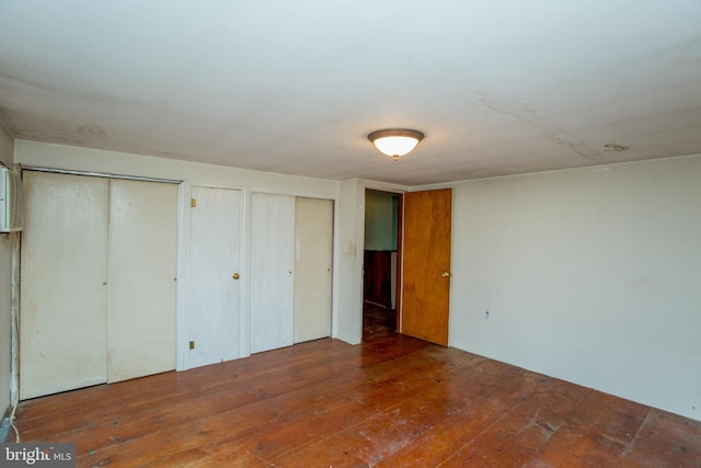 35 Strimples Mill Rd, Stockton, NJ 08559 - unfurnished bedroom featuring multiple closets and wood finished floors