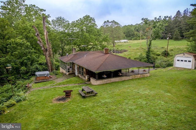 35 Strimples Mill Rd, Stockton, NJ 08559 - view of subject property featuring a forest