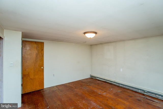 35 Strimples Mill Rd, Stockton, NJ 08559 - spare room featuring baseboard heating and hardwood / wood-style flooring