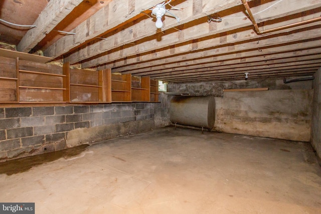 35 Strimples Mill Rd, Stockton, NJ 08559 - unfinished below grade area with heating fuel