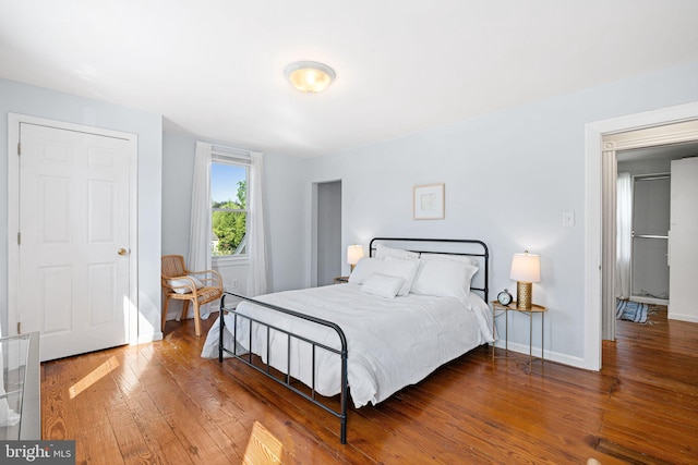 127 Fowler Ave, Haddonfield, NJ 08033 - bedroom featuring hardwood / wood-style floors and baseboards