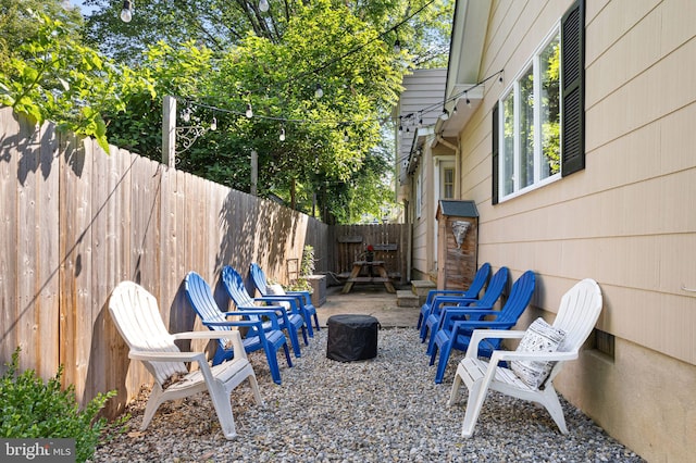 127 Fowler Ave, Haddonfield, NJ 08033 - fenced backyard featuring a patio area