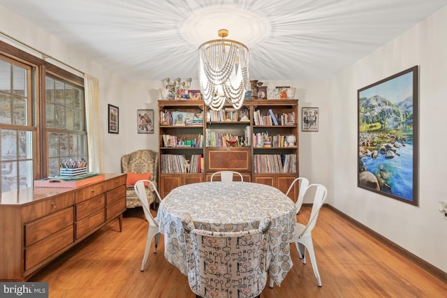 11 Creek Rd, Southampton, PA 18966 - dining room with a chandelier and light wood finished floors