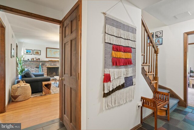 11 Creek Rd, Southampton, PA 18966 - hallway featuring stairway and baseboards