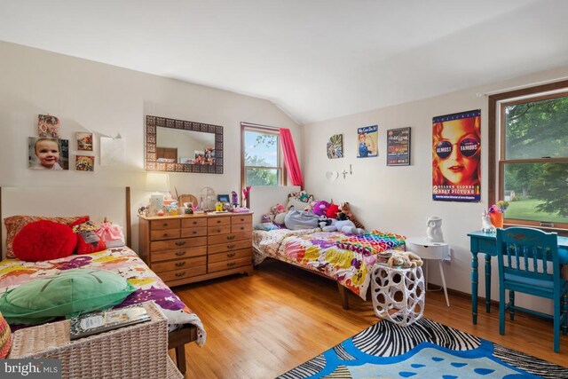 11 Creek Rd, Southampton, PA 18966 - bedroom with vaulted ceiling and wood finished floors