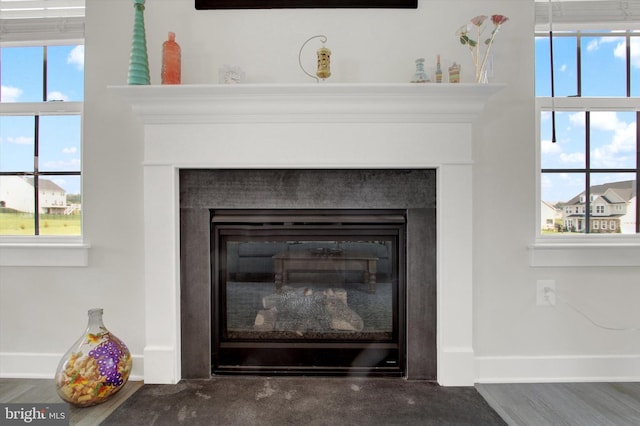 33 Winifred, Hanover, PA 17331 - detailed view of a fireplace with flush hearth and baseboards