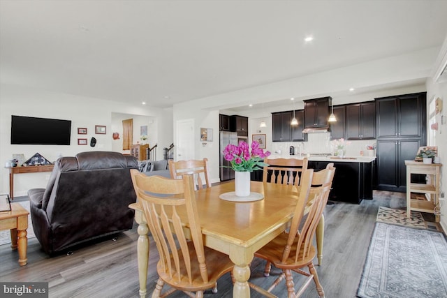 33 Winifred, Hanover, PA 17331 - dining space with light wood-style flooring and recessed lighting